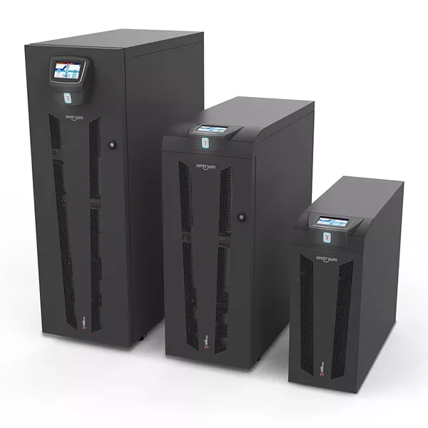 Riello Sentryum UPS systems, modular 10-20 kVA models for scalable data centre power protection.