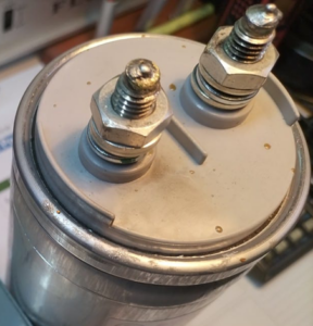 UPS capacitors are consumable and should be inspected and replaced frequently.
