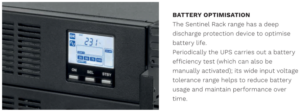 Riello UPS units have intelligent battery optimisation.