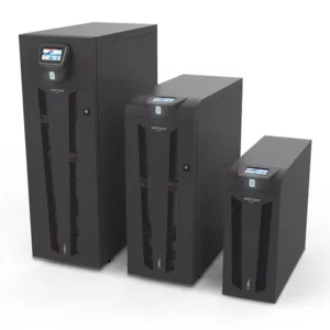 Riello Sentryum UPS 10–20 kVA, modular high-efficiency three-phase UPS system from Standby Systems South Africa for data centres, hospitals, and industrial applications.