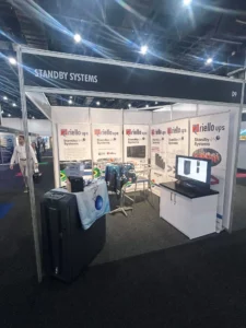 Standby Systems SAPHEX 2026 exhibition stand industrial UPS systems South Africa pharmaceutical environment
